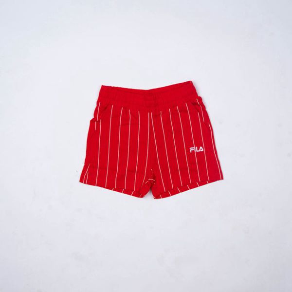 Fila Sami Girl's Shorts - Red/White,NZ 869-71504